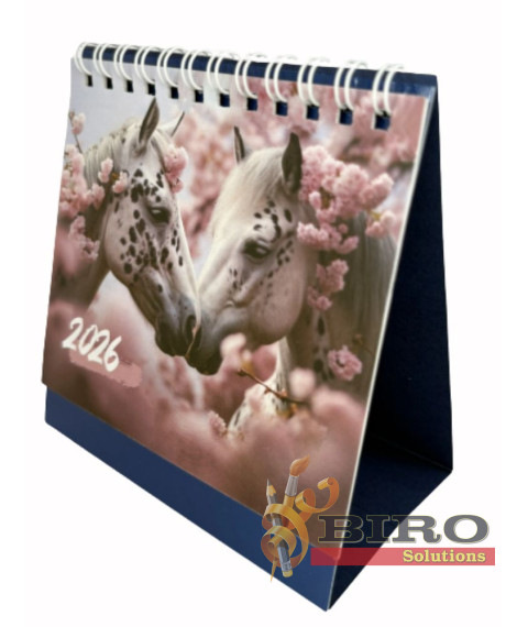 Calendar de masa CAII PRINTRE SAKURA, 2026, 11x11x6 cm